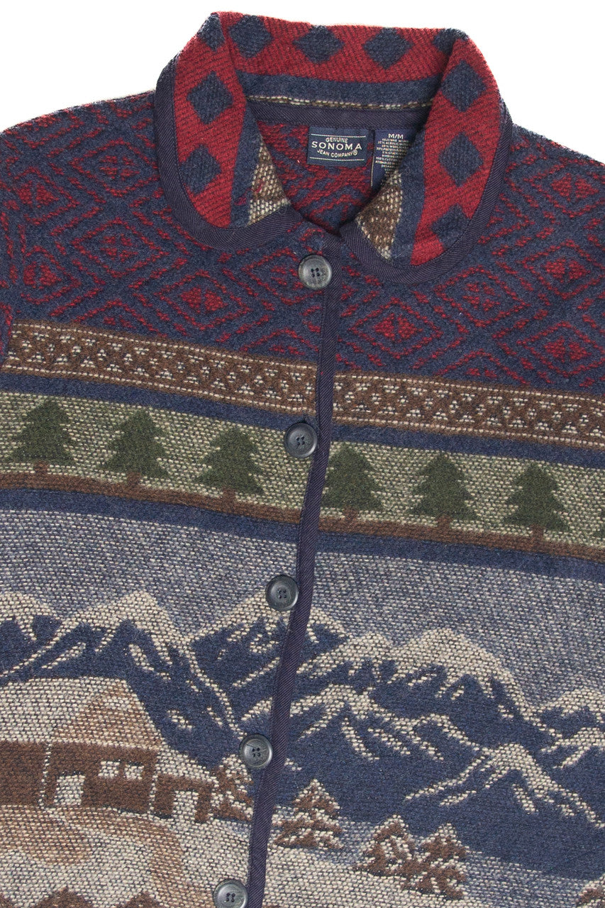 Vintage Sonoma Holiday Cardigan