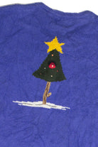 Vintage Blue Ugly Christmas Cardigan 61782