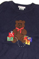 Vintage Blue Ugly Christmas Pullover 61783