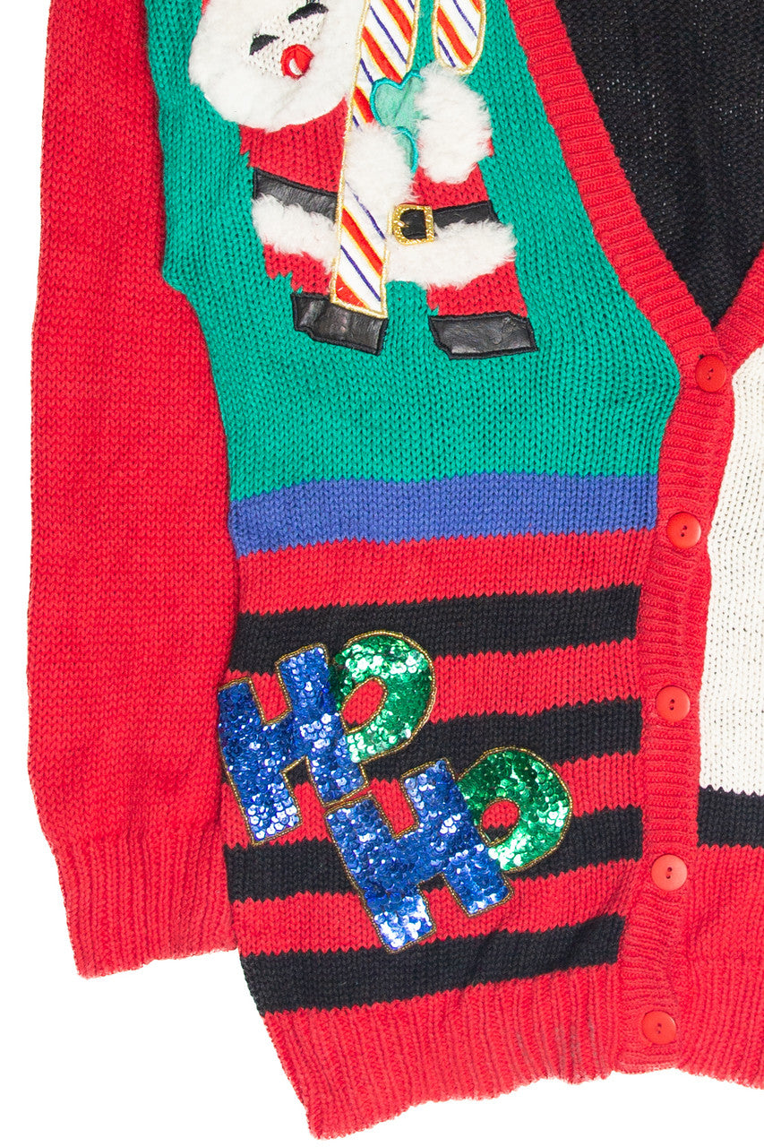 Vintage Work In Progress Ugly Christmas Cardigan 61786