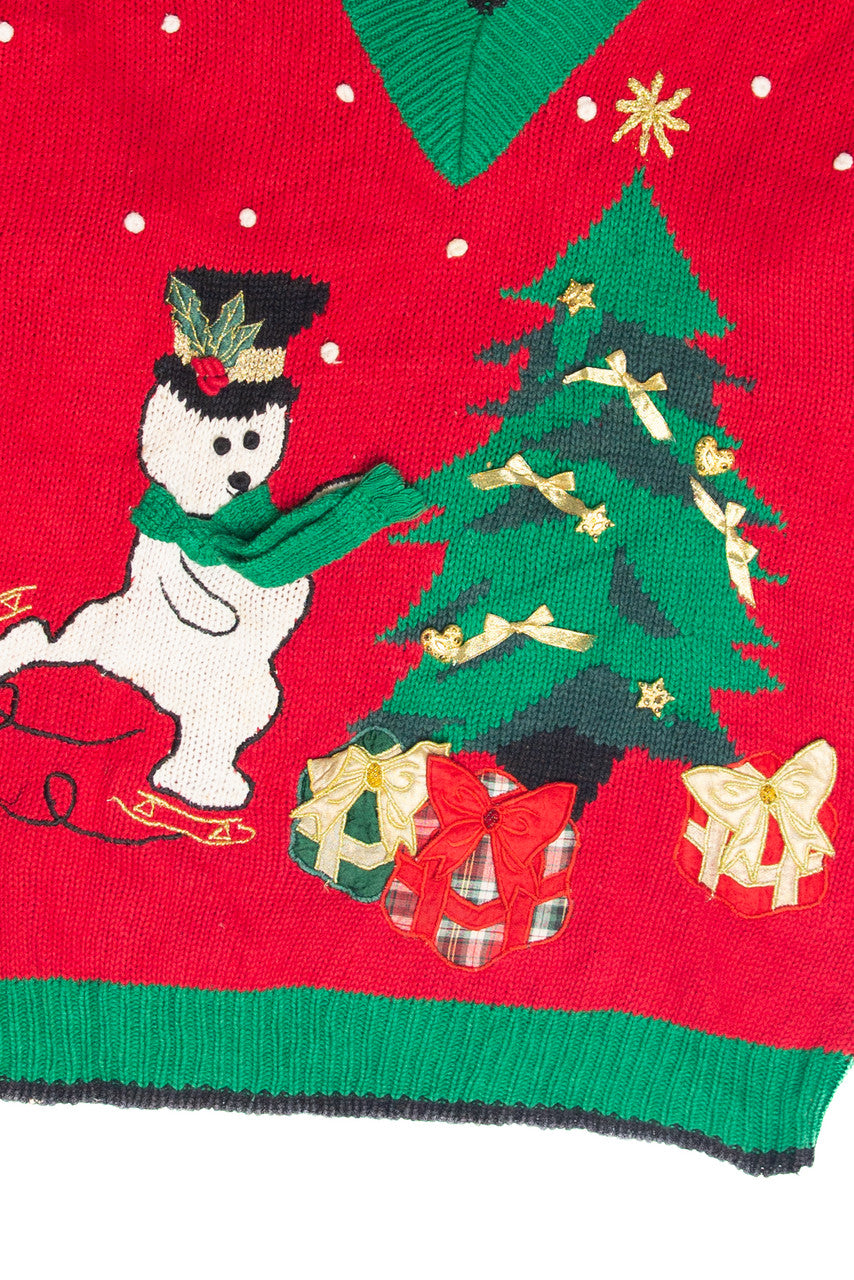 Vintage Fitting Image Ugly Christmas Pullover