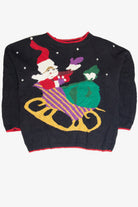 Vintage Black Ugly Christmas Pullover 61791