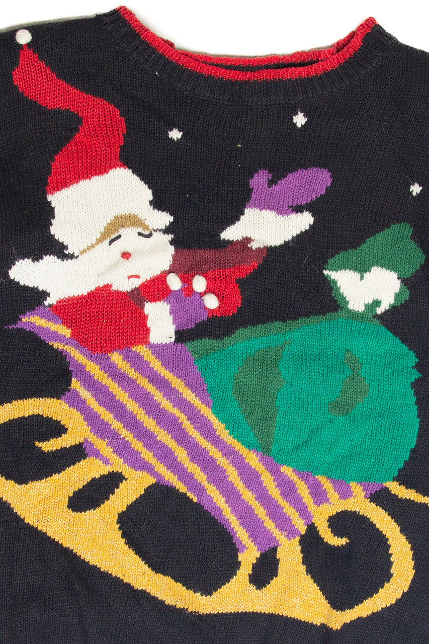 Vintage Black Ugly Christmas Pullover 61791