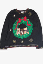 Vintage Black Ugly Christmas Pullover 61793
