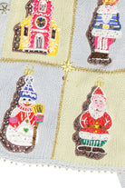 Vintage Blue Ugly Christmas Cardigan 61795