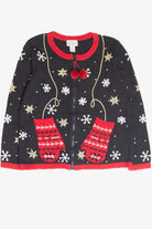 Vintage Black Ugly Christmas Cardigan 61798