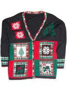 Vintage Black Ugly Christmas Cardigan 61799