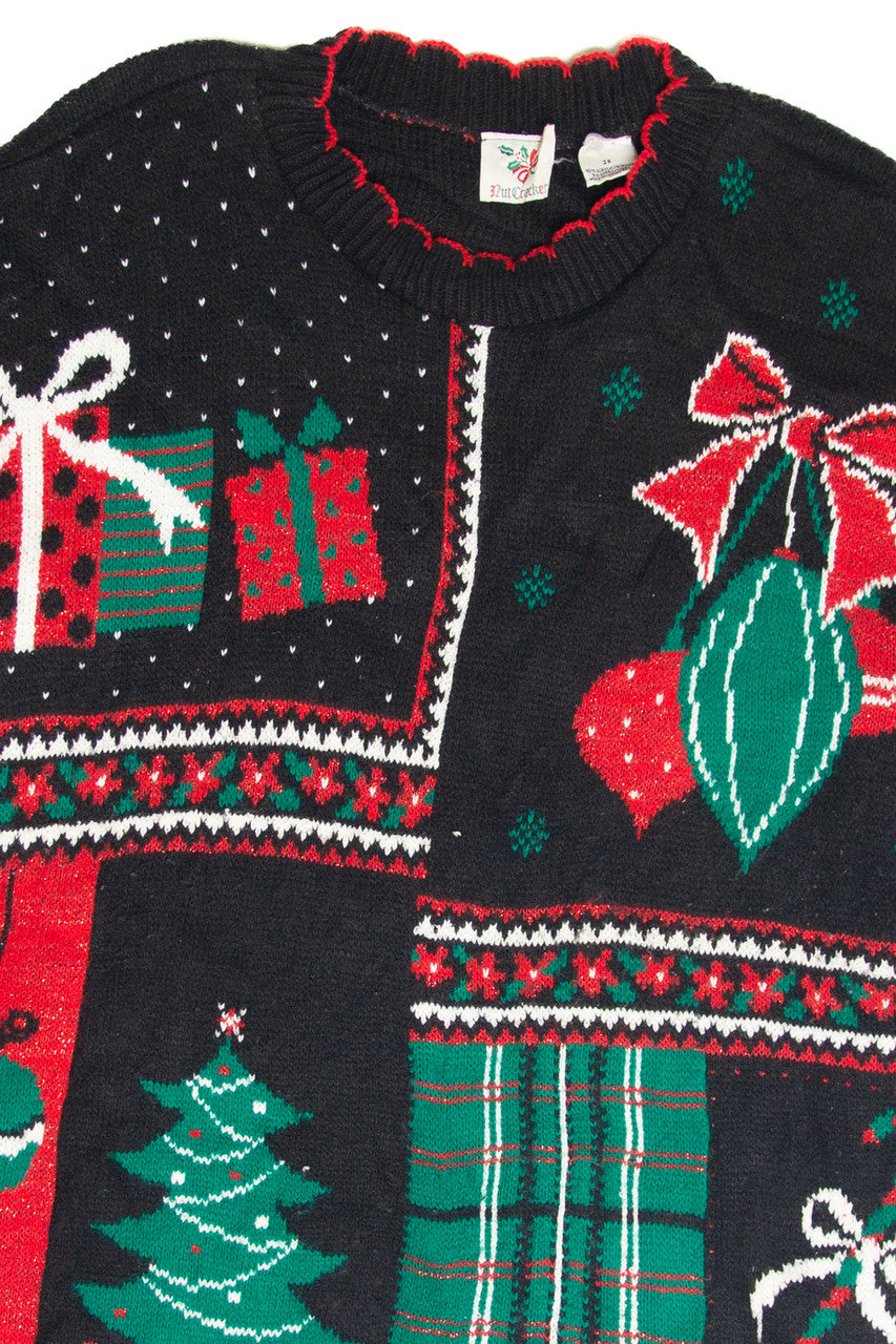 Vintage Black Ugly Christmas Pullover 61801