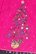 Vintage Fuchsia Ugly Christmas Pullover 61804