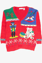Vintage Red Ugly Christmas Pullover 61805