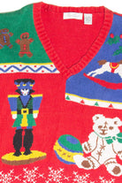 Vintage Red Ugly Christmas Pullover 61805