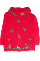 Vintage Red Ugly Christmas Pullover 61809