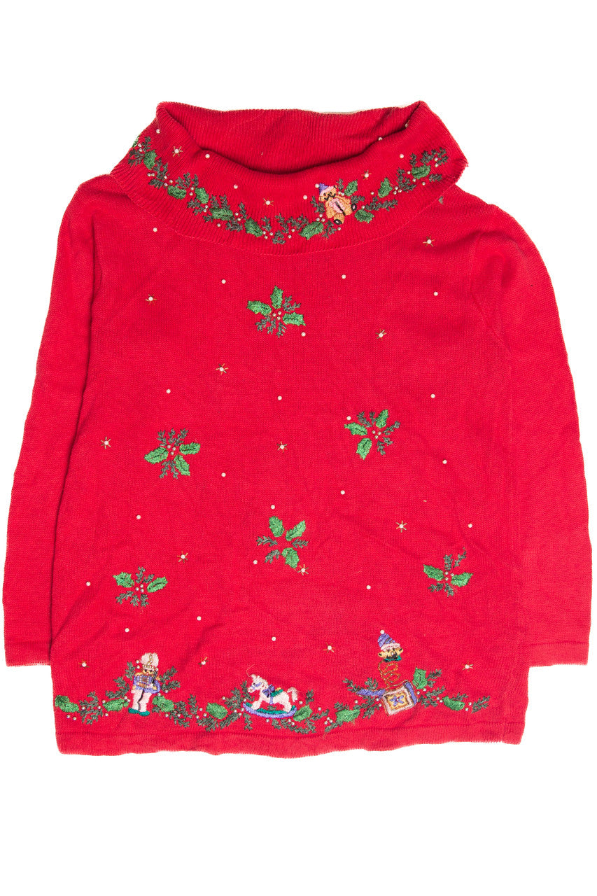 Vintage Red Ugly Christmas Pullover 61809