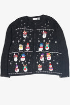Vintage Black Ugly Christmas Cardigan 61812