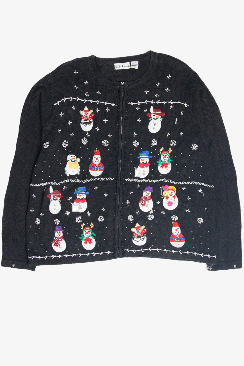 Vintage Black Ugly Christmas Cardigan 61812