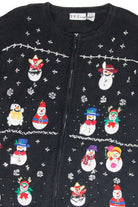 Vintage Black Ugly Christmas Cardigan 61812