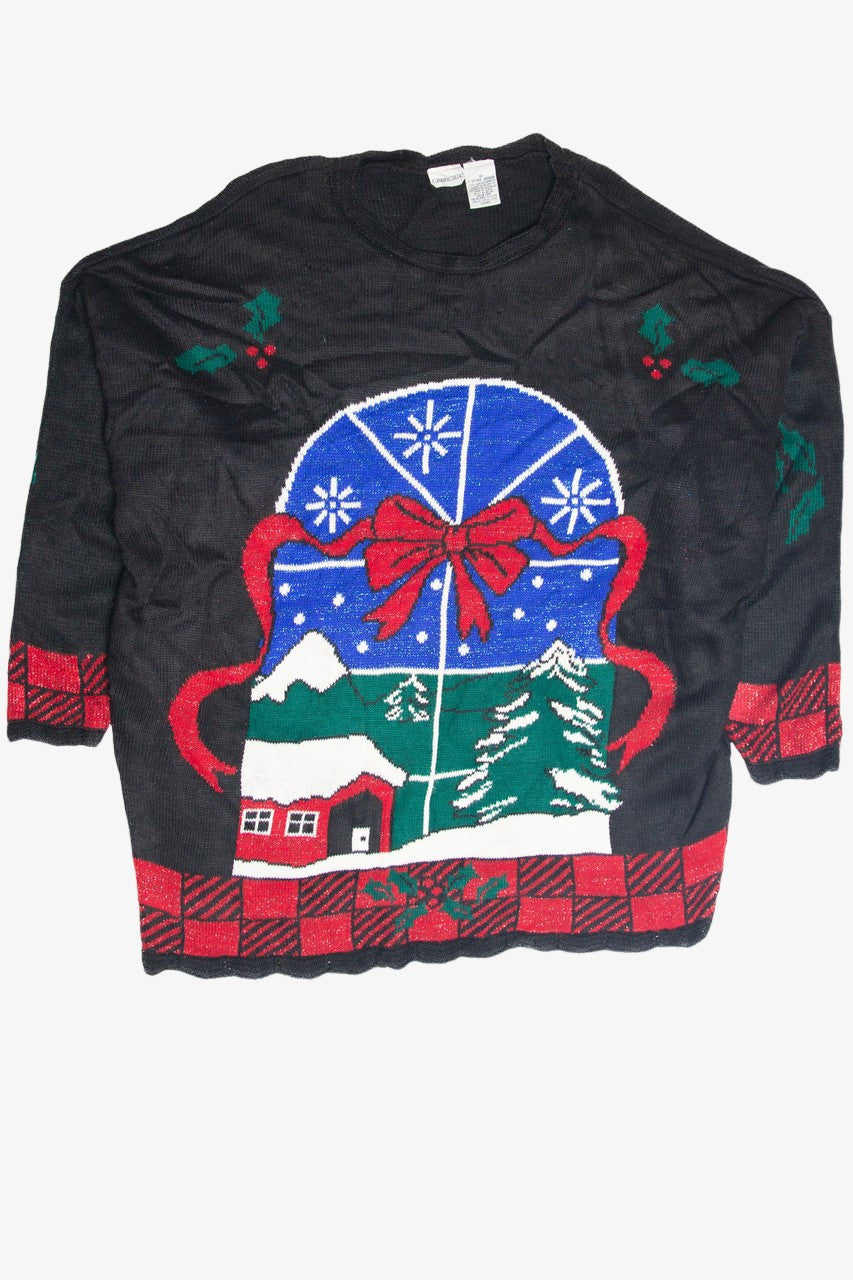 Vintage Black Ugly Christmas Pullover 61819