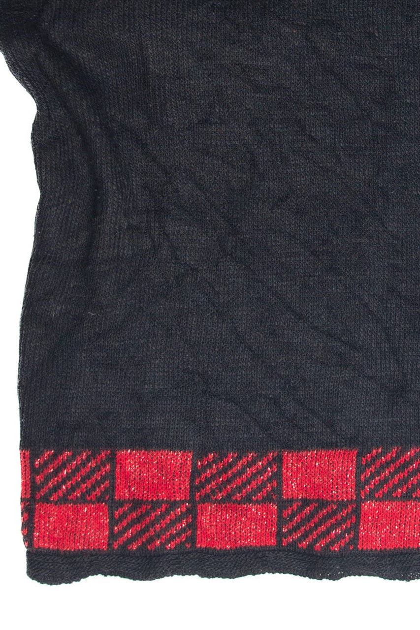 Vintage Black Ugly Christmas Pullover 61819
