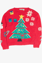 Vintage Red Ugly Christmas Pullover 61822