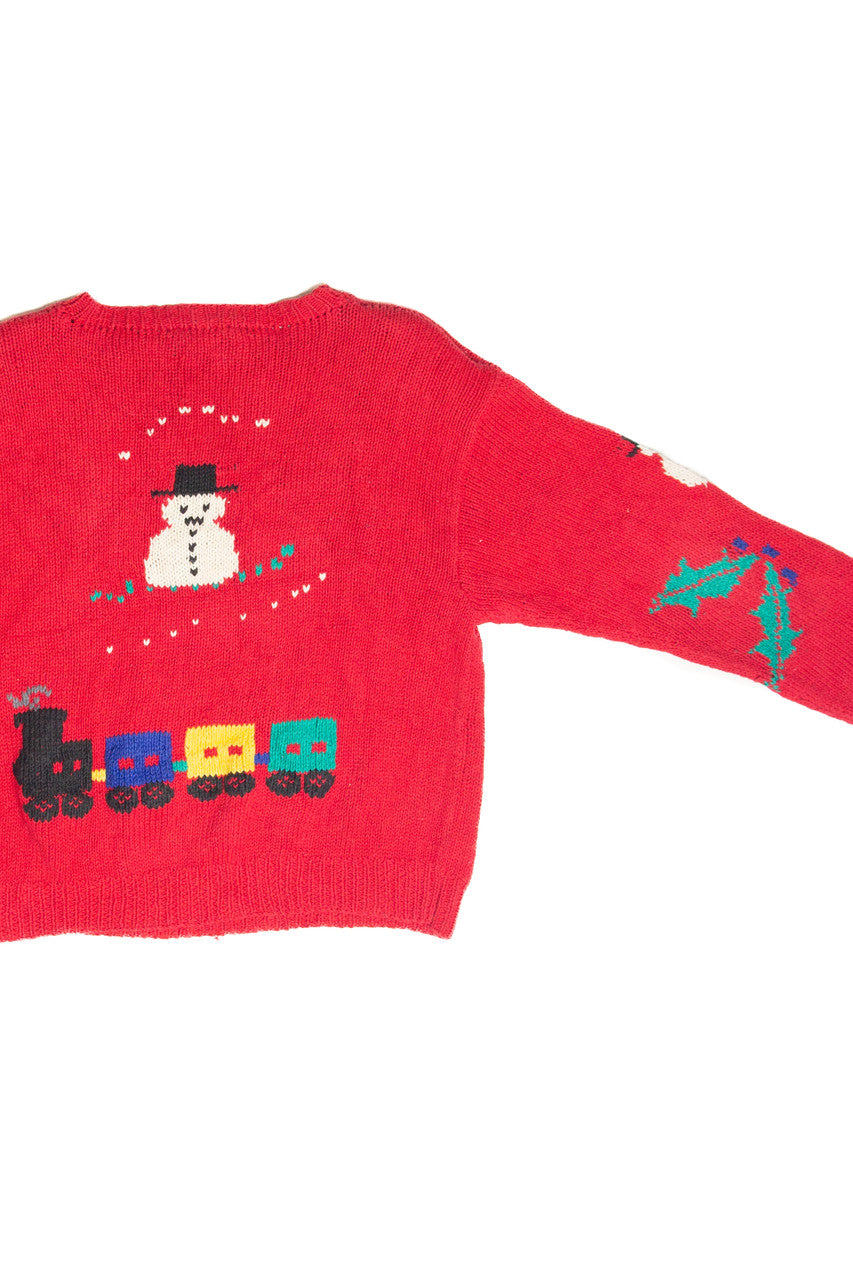 Vintage Red Ugly Christmas Pullover 61822