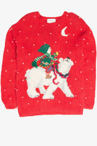 Vintage Red Ugly Christmas Pullover 61823