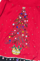 Vintage Red Ugly Christmas Pullover 61828
