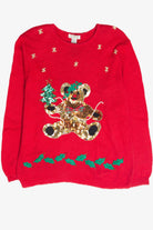Vintage Red Ugly Christmas Pullover 61830
