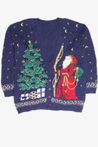 Vintage Blue Ugly Christmas Cardigan 61831