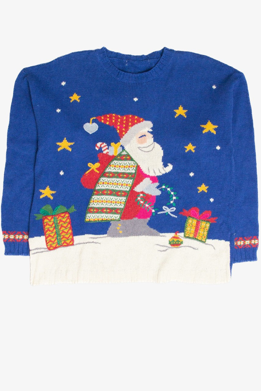 Vintage Blue Ugly Christmas Pullover 61832