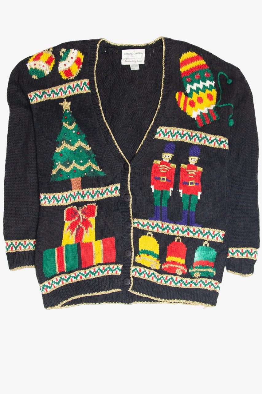 Vintage Black Ugly Christmas Cardigan 61834