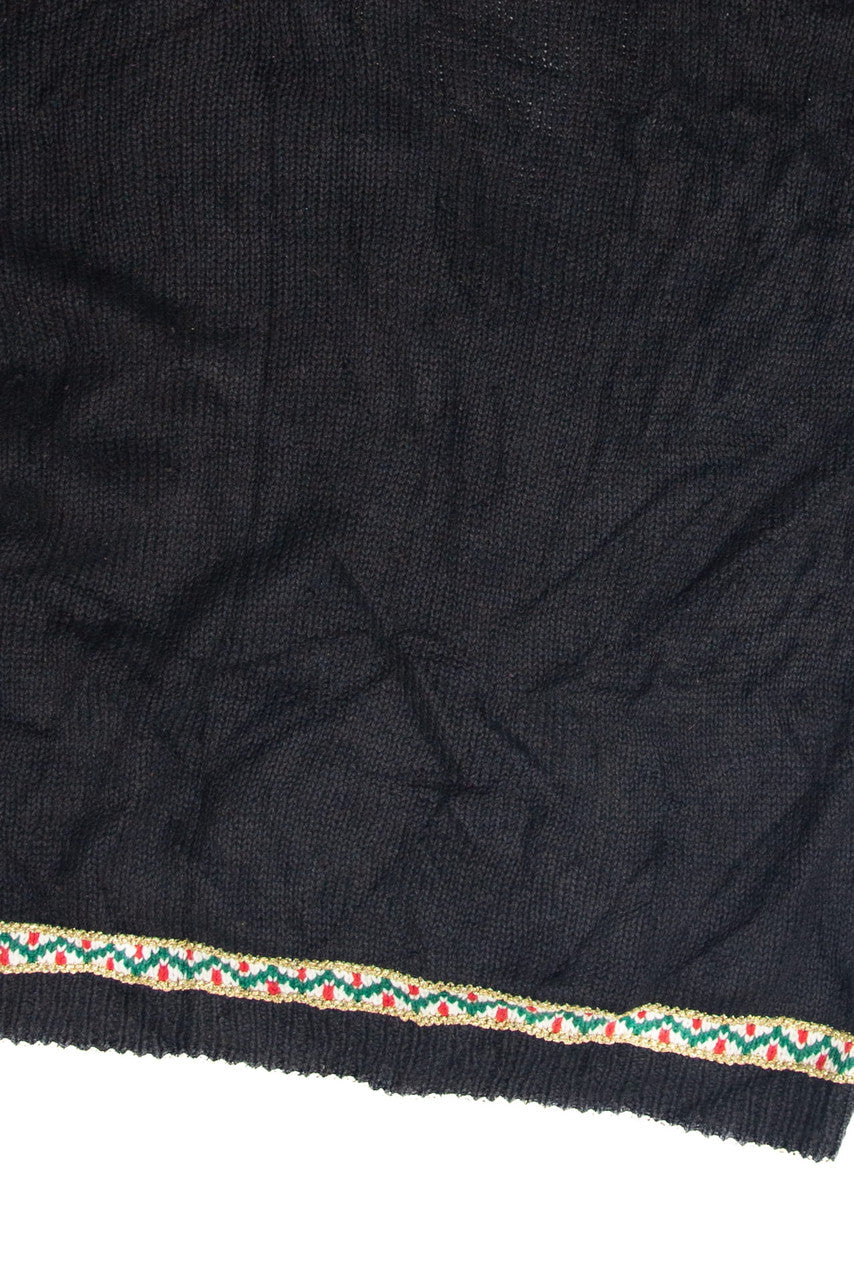 Vintage Black Ugly Christmas Cardigan 61834