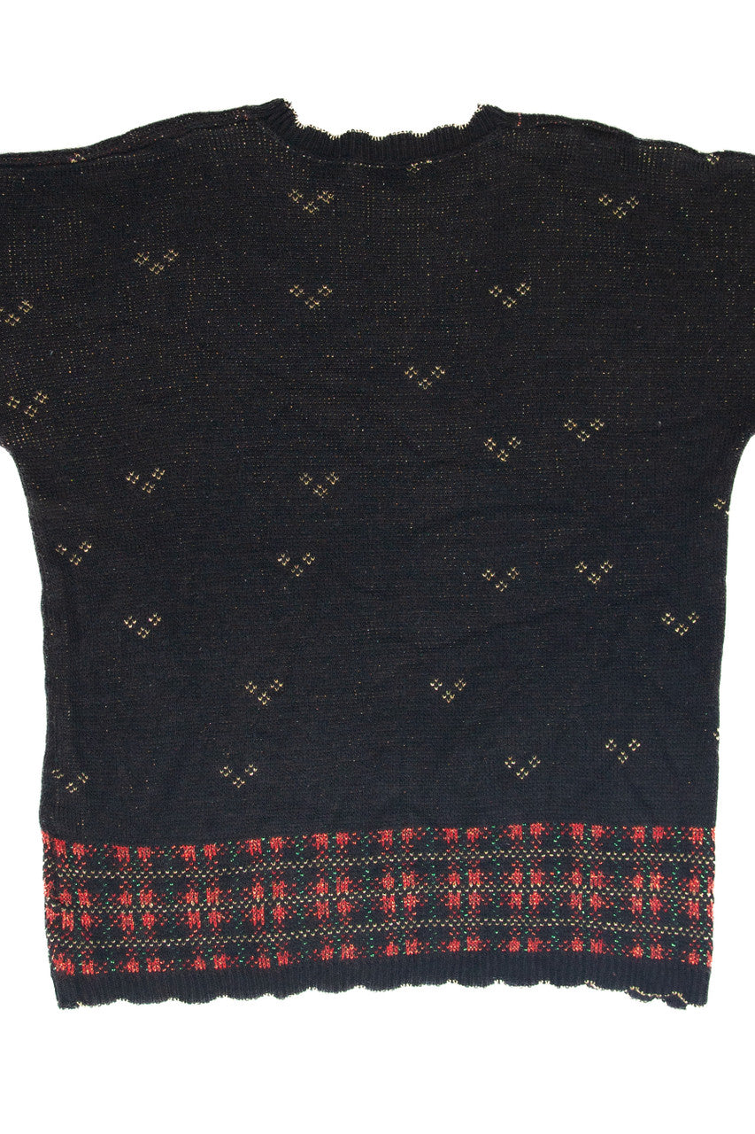 Vintage Black Ugly Christmas Pullover 61842