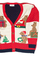 Vintage Red Ugly Christmas Cardigan 61844