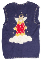 Vintage Blue Ugly Christmas Vest 61845