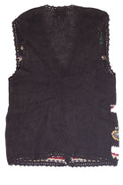 Vintage Black Ugly Christmas Vest 61846