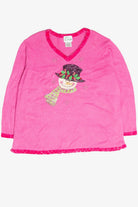 Vintage Pink Ugly Christmas Pullover 61849