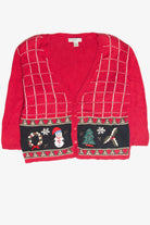 Vintage Red Ugly Christmas Cardigan 61851