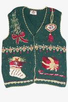Vintage Green Ugly Christmas Vest 61854