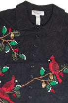 Vintage Black Ugly Christmas Cardigan 61856