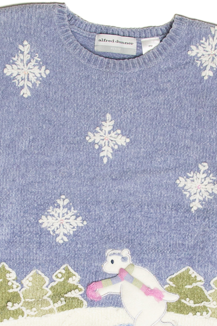 Vintage Blue Ugly Christmas Pullover 61861