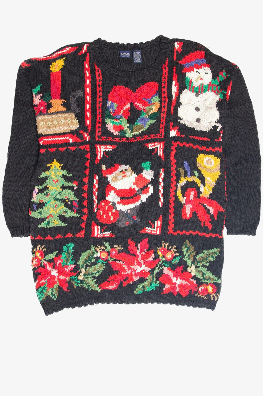 Vintage Black Ugly Christmas Pullover 61862