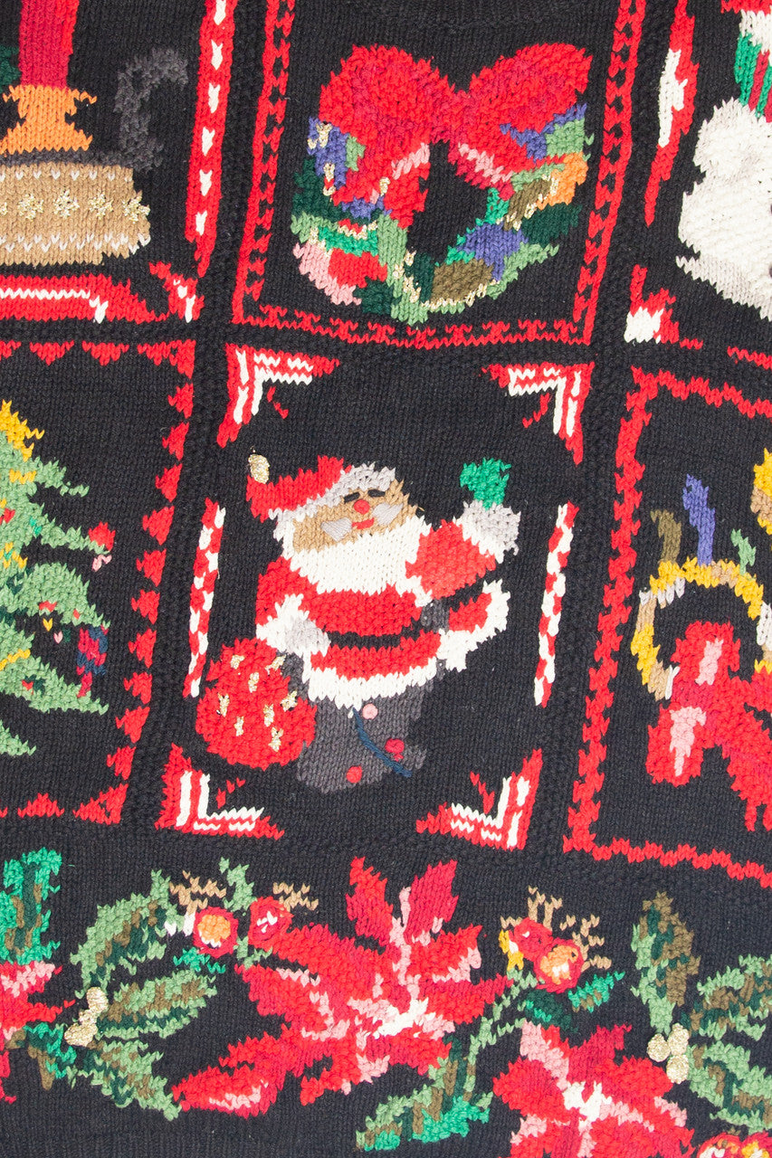 Vintage Black Ugly Christmas Pullover 61862