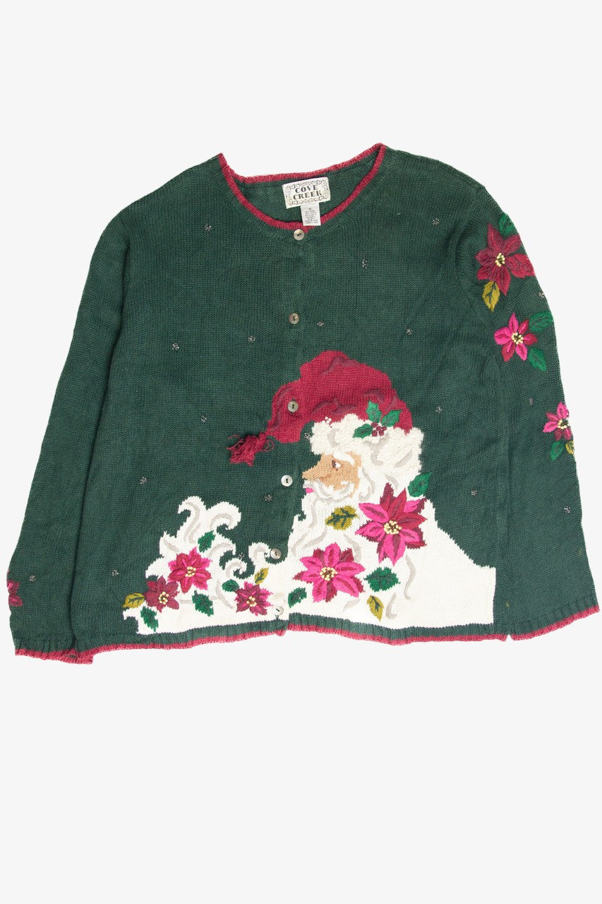 Vintage Green Ugly Christmas Cardigan 61868