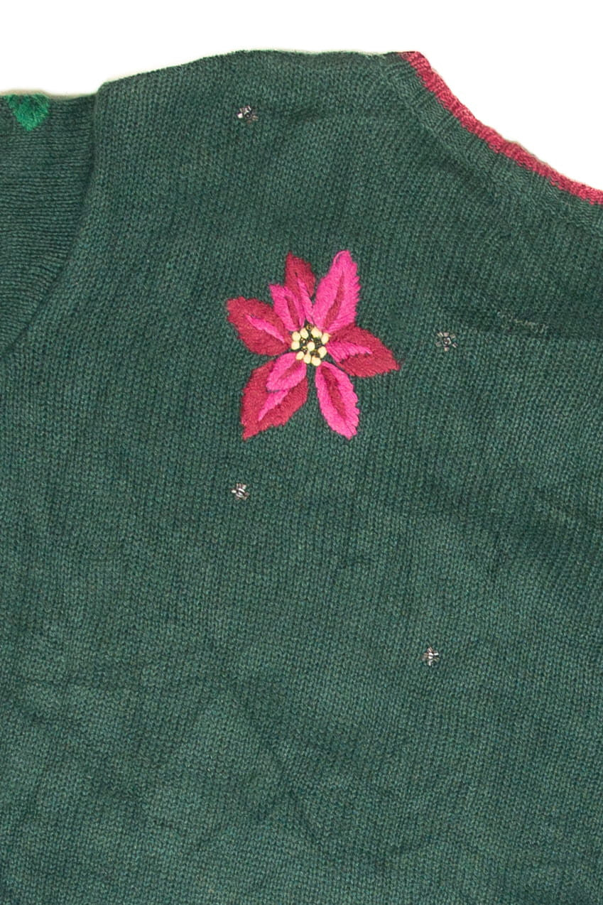 Vintage Green Ugly Christmas Cardigan 61868