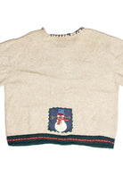 Vintage Beige Ugly Christmas Cardigan 61869