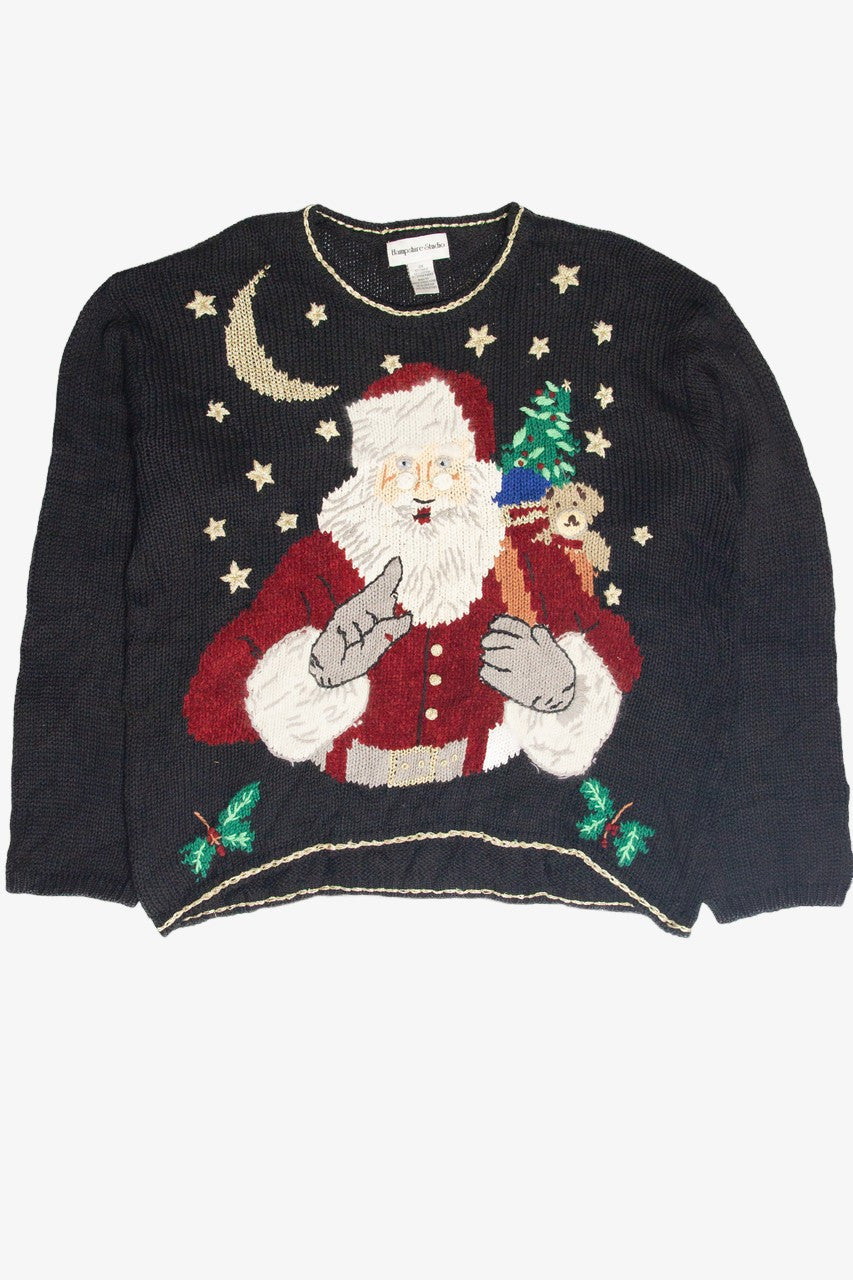 Vintage Black Ugly Christmas Pullover 61871