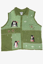 Vintage Green Ugly Christmas Vest 61879