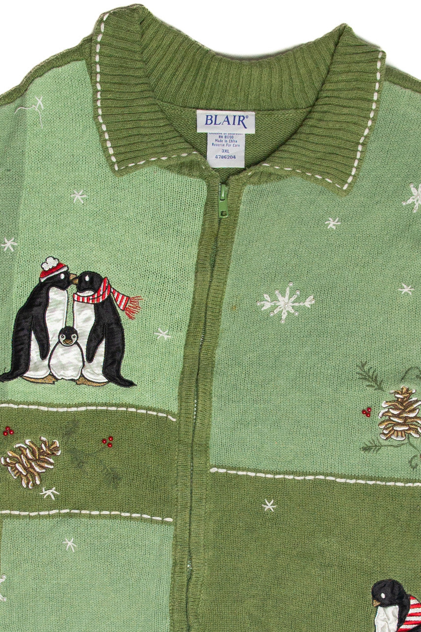 Vintage Green Ugly Christmas Vest 61879