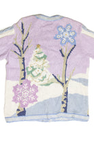 Vintage Purple Ugly Christmas Cardigan 61889