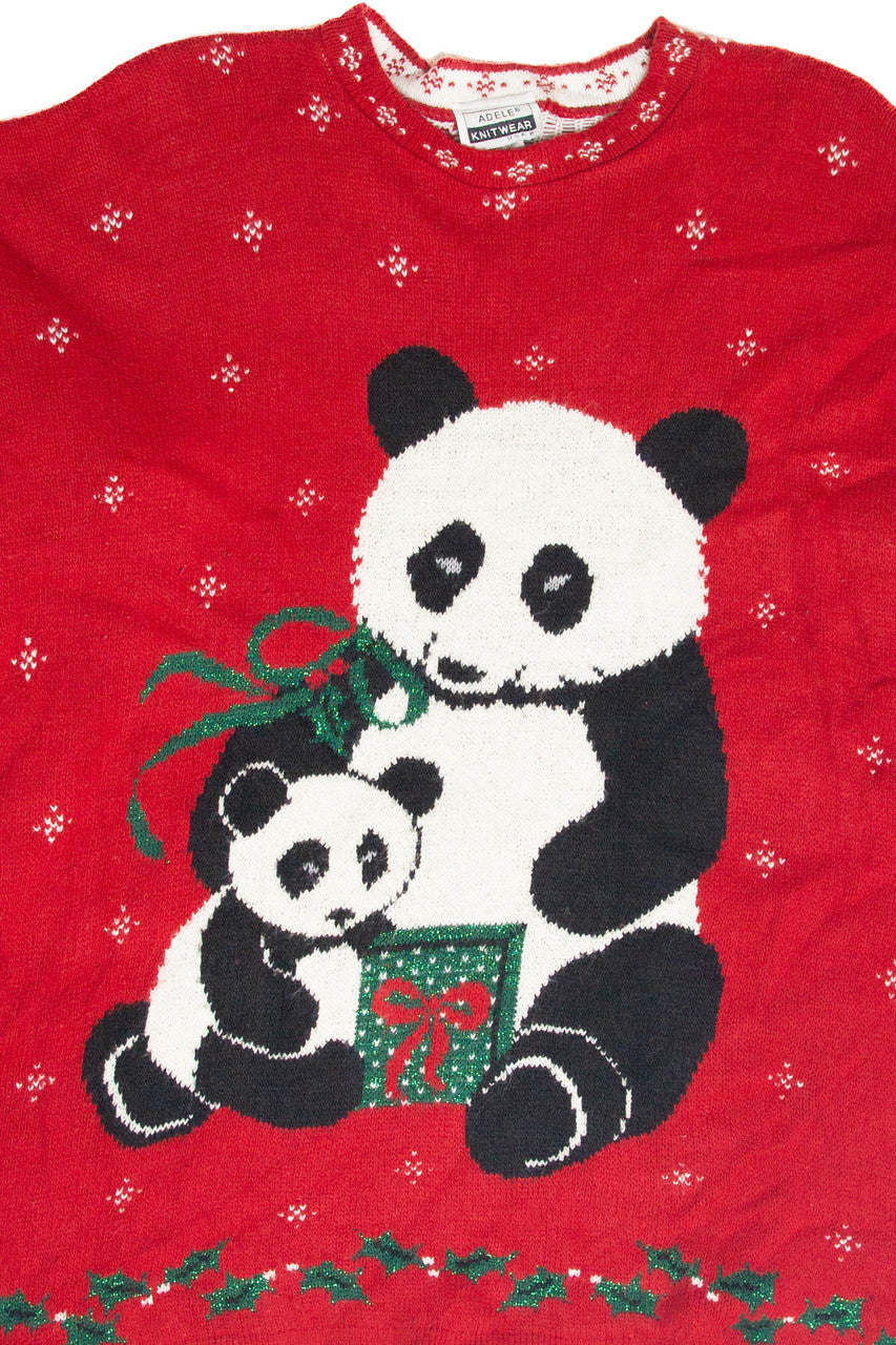 Vintage Red Ugly Christmas Pullover 61892